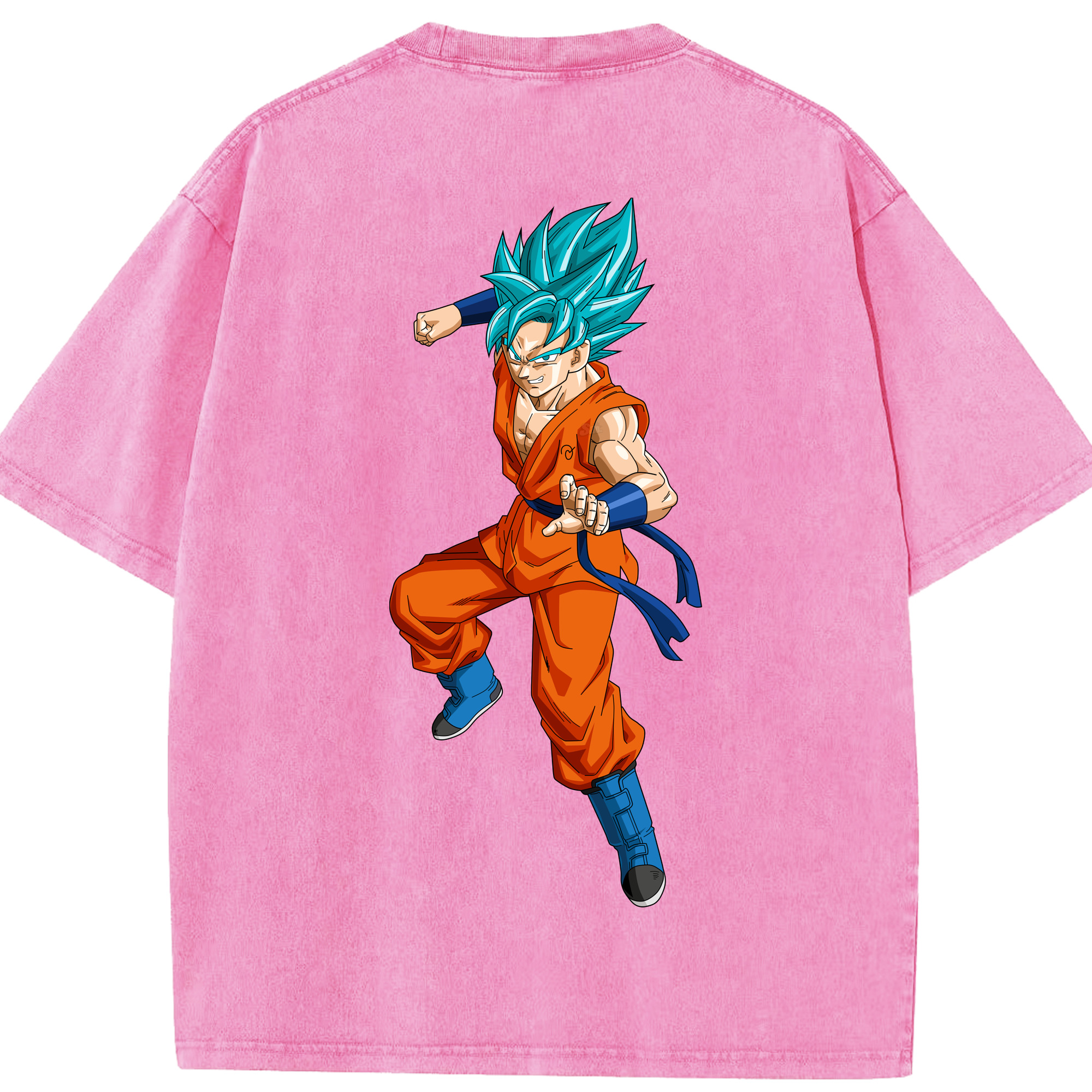 （画像用） ドラゴンボール ベジット DRAGON BALL Vegetto 綿100% ヴィンテージ風 半袖Tシャツ（背面プリント）